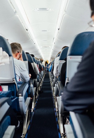The last place you want a fire is in the confined space of an aircraft passenger cabin